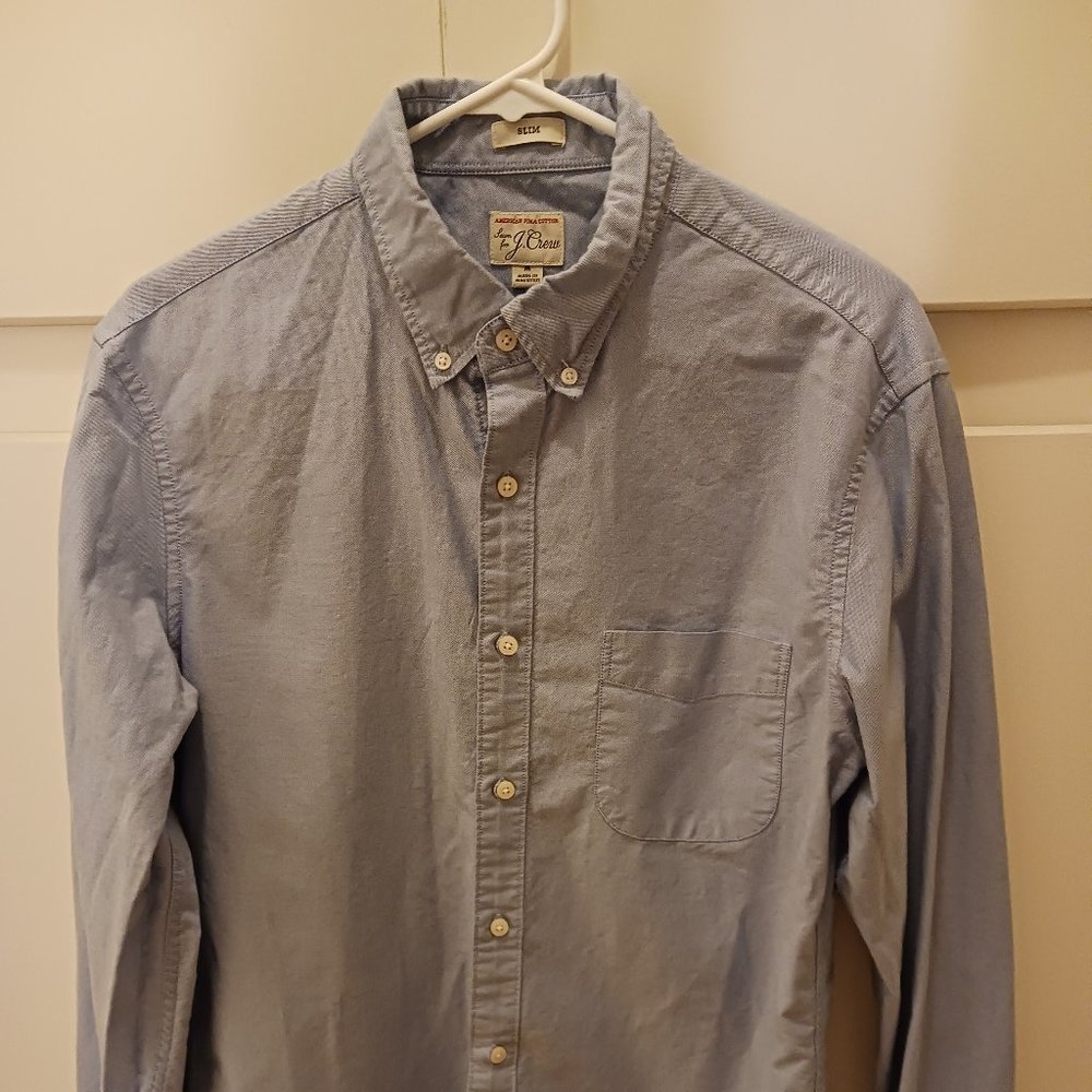 JCrew Medium Pima Cotton Oxford M Slim